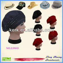 New Winter ladies' hat wool Hat And Cap Factory ,LSW45